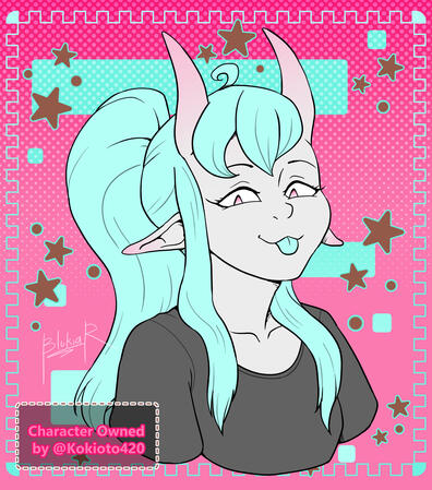 Sample art of Kokioto's oc