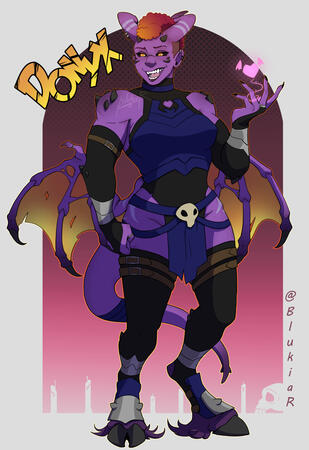 Sample art of Donyx my oc